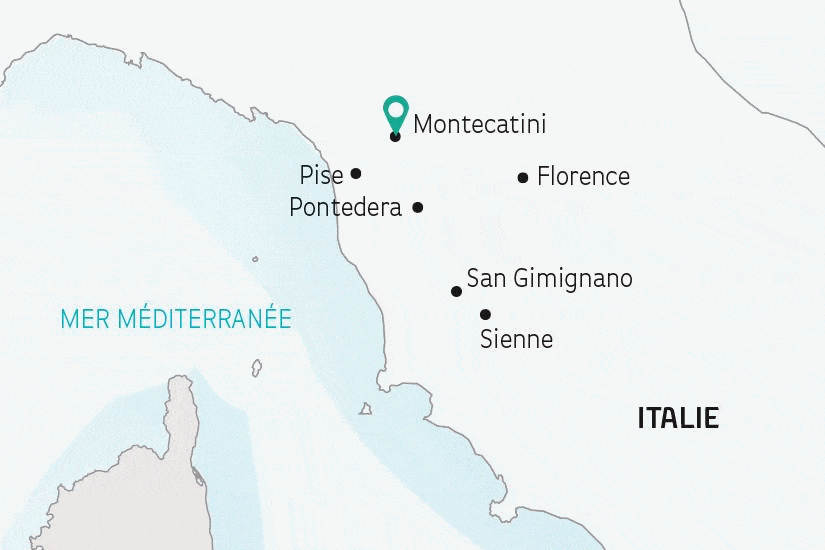 Circuit La Toscane, le coeur de l'Italie (au départ du Sud de la France) montecatini_terme Italie