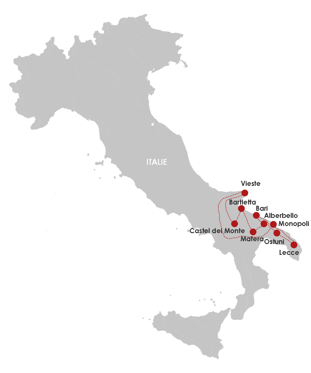 Circuit Contraste du sud : Grand tour des Pouilles naples Italie