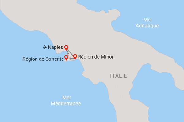 Autotour Sur les routes de Campanie en liberté naples Italie