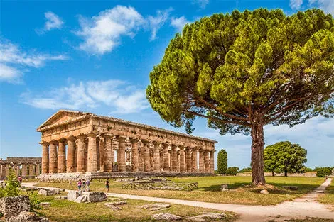 Temple Paestum, Salerne