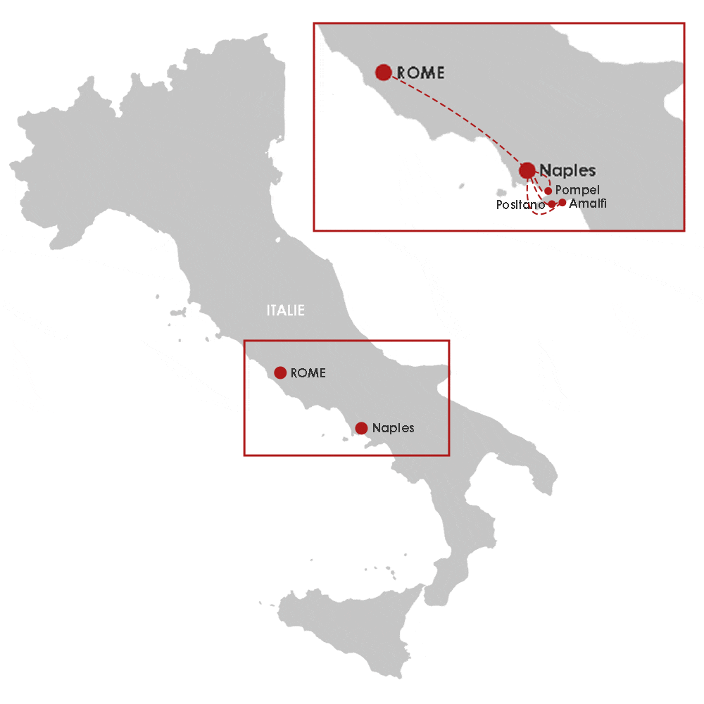 Circuit Accompagné Rome & la côte Amalfitaine rome Italie