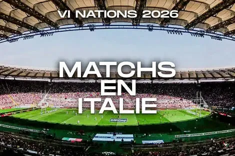 séjour Italie - Hôtel 4* - Billet au match - Equipe d'Italie de rugby