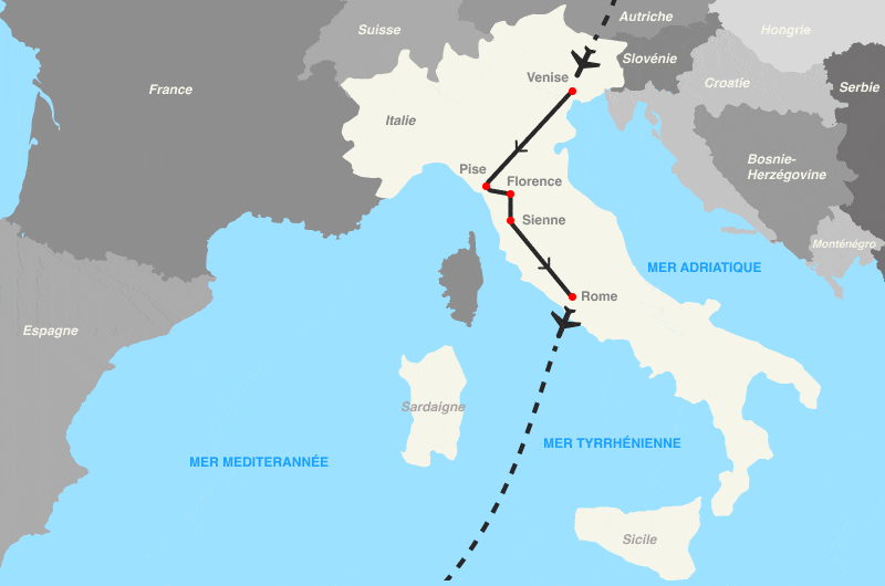 Circuit Coralia A la Découverte de Venise, Florence et Rome Venise Italie
