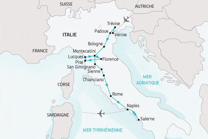 Circuit Le Grand Tour d'Italie venise Italie