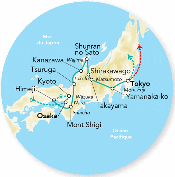 Circuit Immersion Intime au Japon - Version Véhicule Privé & Extension Tokyo - Limité à 12 pers. osaka Japon