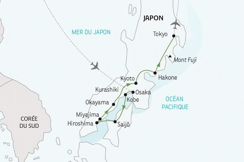 Circuit Le Japon, Trésors du Soleil Levant osaka Japon