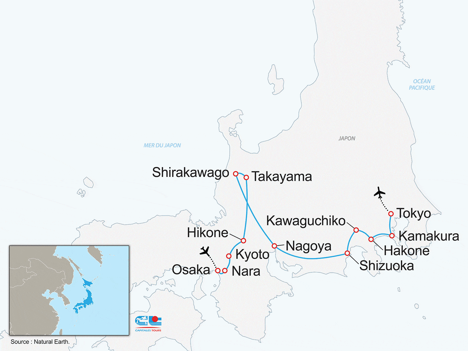 Circuit Les joyaux du Japon, de Tokyo aux Alpes japonaises osaka Japon
