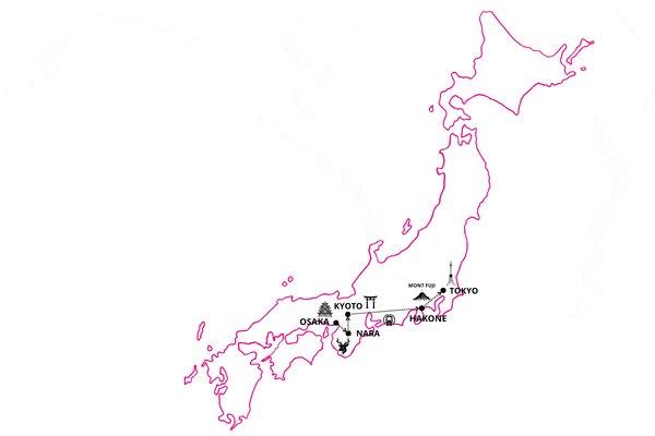 Circuit Sur les pas des Samouraïs et extension Tokyo osaka Japon