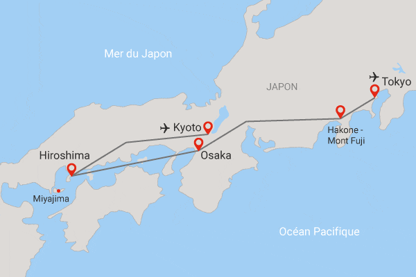 Circuit Voyage en liberté, le Japon incontournable extension Hiroshima (Saison 25/26) tokyo Japon