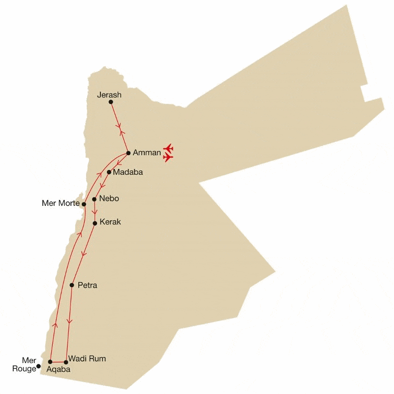 Circuit Coralia Les Secrets de Jordanie 4* et Escapade à la Mer Morte amman Jordanie
