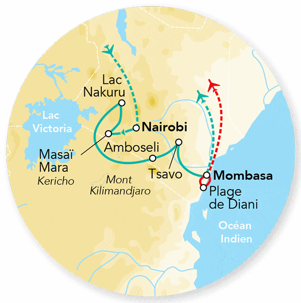 Circuit Immersion au Kenya - Limité à 6 pers./véhicule nairobi Kenya