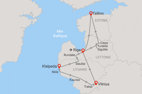 Circuit Merveilles des pays baltes riga Lettonie