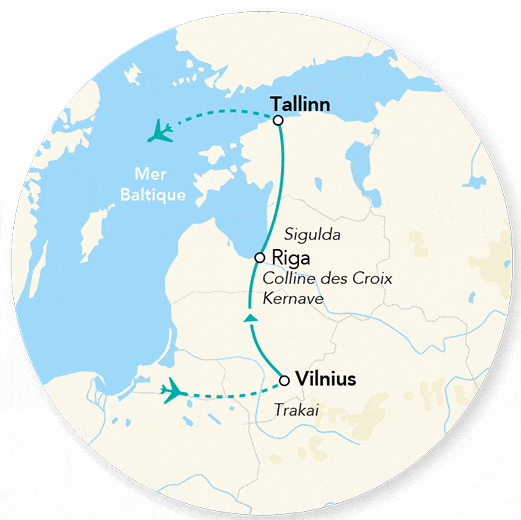 Circuit Splendeurs des Pays Baltes - Limité à 40 pers. vilnius Lituanie
