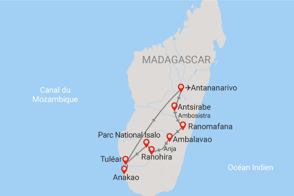 Circuit Madagascar, île nature et authentique antananarivo Madagascar