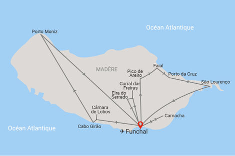 Carte itinéraire