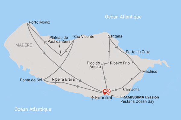 Circuit Nature et traditions, extension 7 nuits Framissima Évasion Pestana funchal Madère
