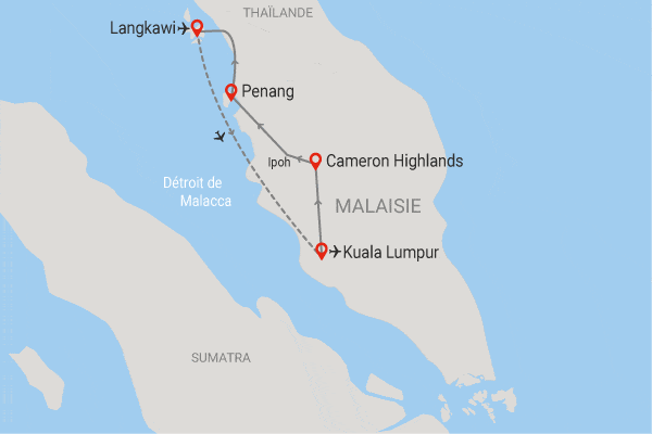 Circuit Malaisie authentique en liberté  kuala_lumpur Malaisie