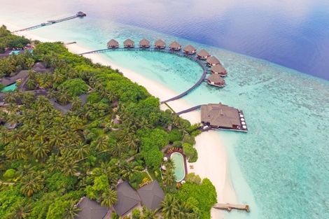 Maldives-Male, Hôtel Adaaran Select Meedhupparu 4*