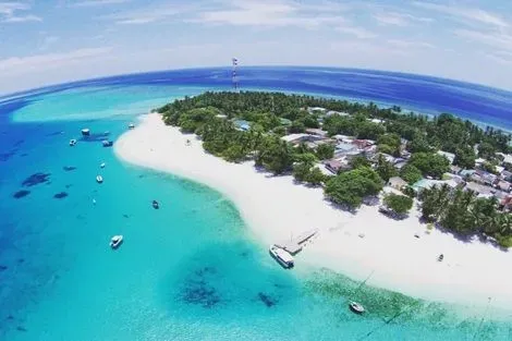Maldives-Male, Hôtel Thundi Gest House 3*