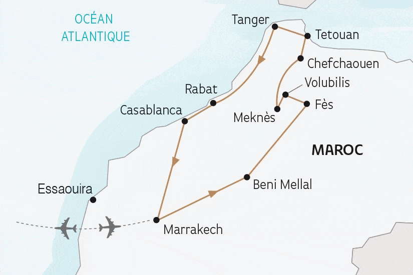 Circuit Petit groupe - Le Maroc, du Rif à l'Atlas marrakech Maroc