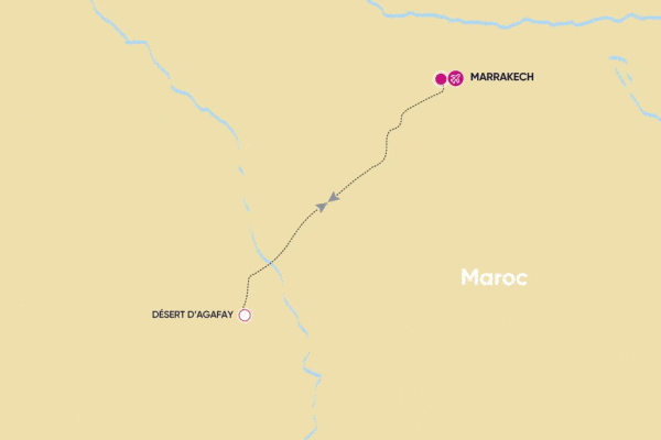 Circuit Marrakech & Experience Unique au Désert d'Agafay en privatif marrakech Maroc
