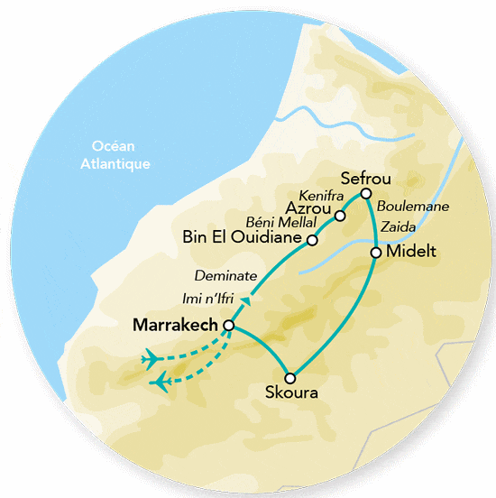 Circuit Immersion Terre d'Atlas & Oasis secrètes - Festival National d'Ahidous - Limité à 12 pers. marrakech Maroc