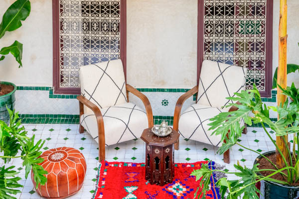 Maroc : Hôtel Riad Les Palmiers de La Medina (ex Riad Nuits d'Orient de Marrakech)
