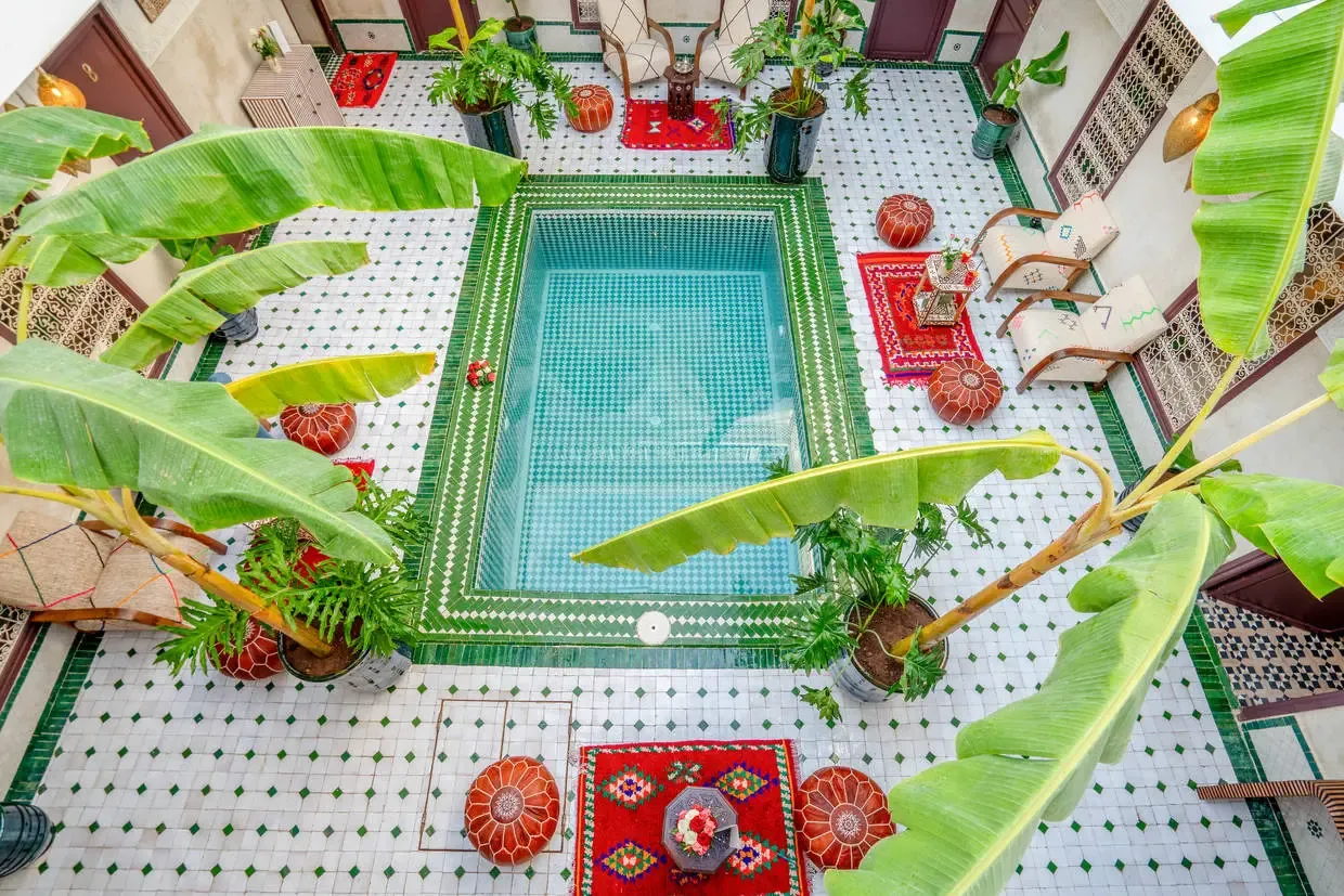 Maroc : Hôtel Riad Les Palmiers de La Medina (ex Riad Nuits d'Orient de Marrakech)