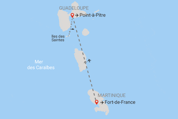 Combiné hôtels Combiné 3 îles : Martinique, Guadeloupe et les Saintes en 10 nuits fort_de_france Martinique