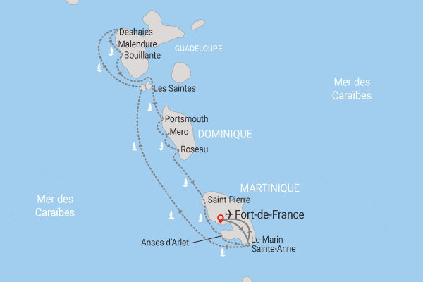 Croisière Cocktail Créole aux Antilles fort_de_france Martinique