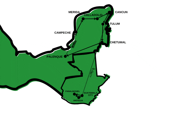 Circuit Les Mystères du Monde Maya et du Guatemala *Nouveauté 202 cancun Mexique
