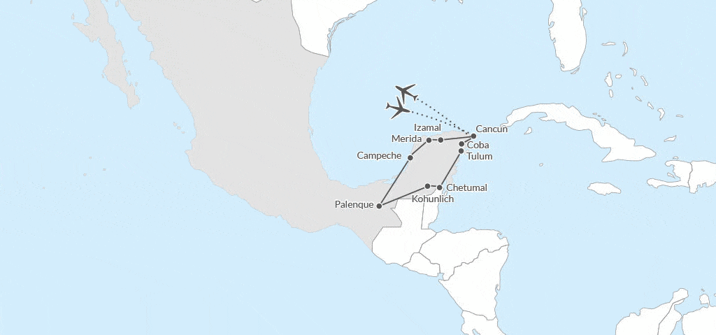 Circuit Découverte du monde Maya - Limité à 12 pers. - 2025 cancun Mexique