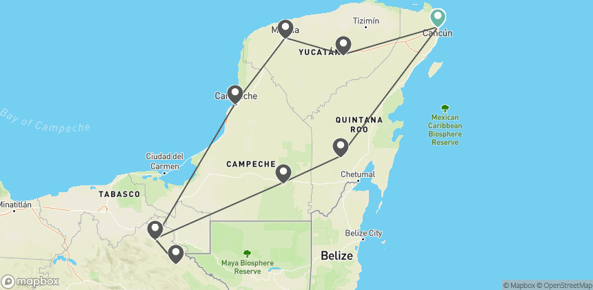 Circuit Mexique, terre des anciens Dieux cancun Mexique
