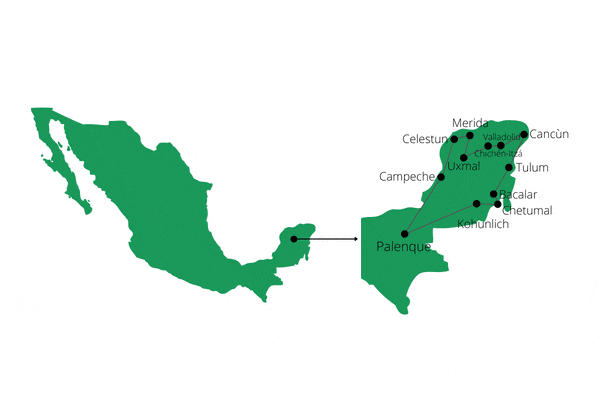 Circuit Viva Yucatan cancun Mexique