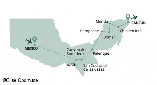 Circuit Essentiel du Mexique, extension balnéaire - 25 personnes maximum mexico Mexique
