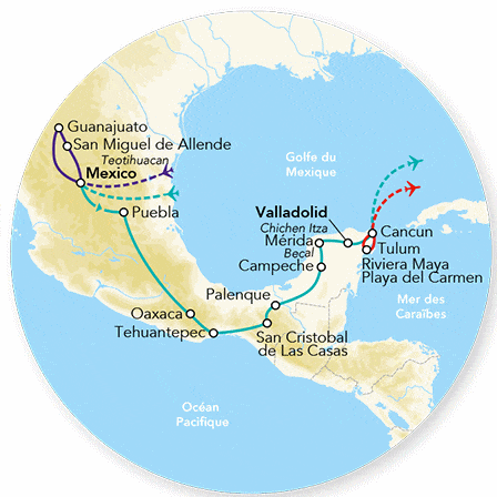 Circuit Douceurs du Mexique - Limité à 28 pers. mexico Mexique