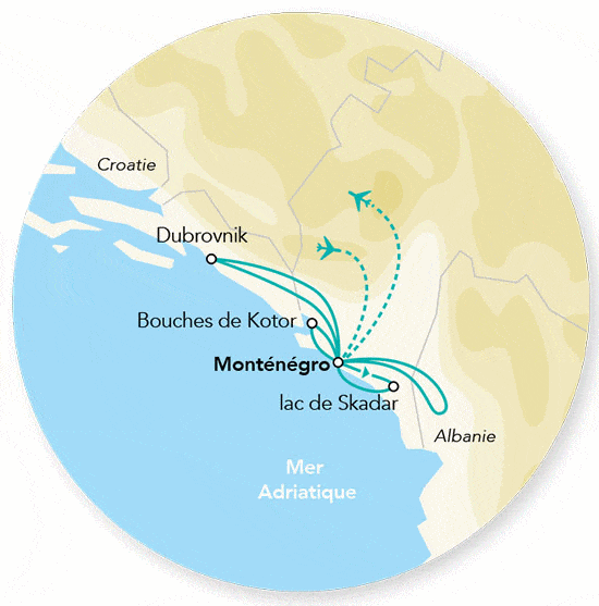 Circuit Splendeurs du Monténégro et des Balkans Podgorica Montenegro