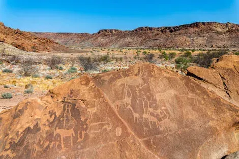 Twyfelfontein - site archéologique