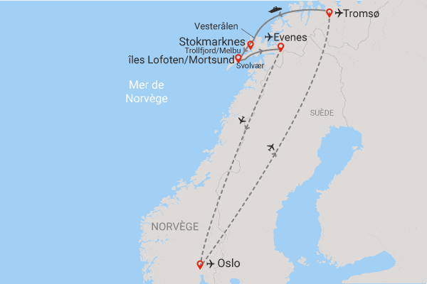Circuit Immersion au cœur de l'hiver arctique oslo Norvege