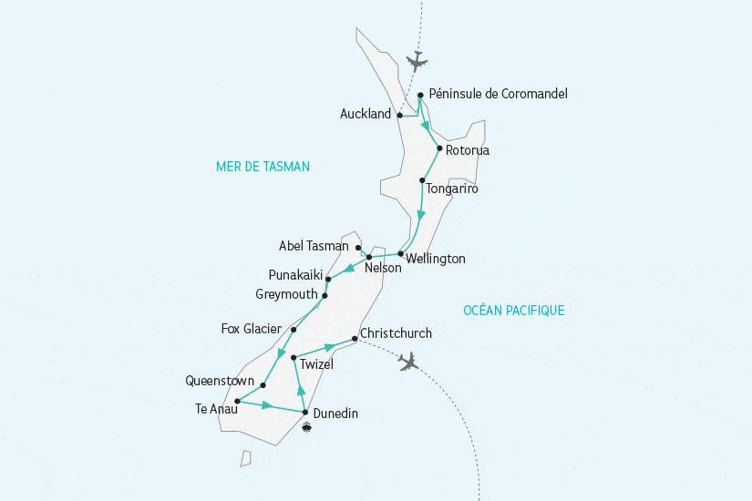 Circuit petit groupe - La Nouvelle-Zélande, entre Ile Fumante et Ile de Jade auckland Nouvelle Zelande