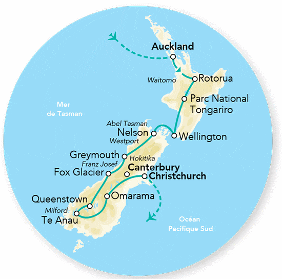 Circuit Splendeurs de Nouvelle Zélande - Limité à 24 pers. auckland Nouvelle Zelande