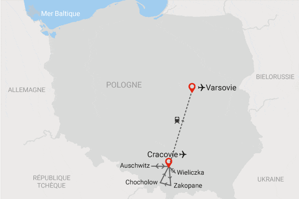 Circuit Trésors de Pologne (été 2026) varsovie Pologne