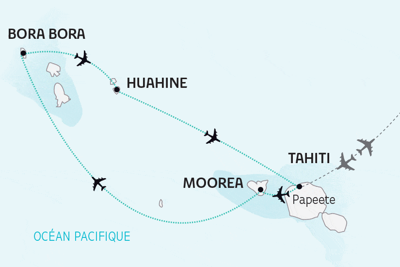 Circuit Divine Polynésie, de Tahiti à Bora Bora avec extension aux îles Marquises tahiti Polynesie Francaise