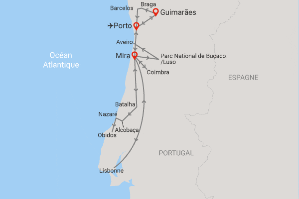 Circuit Portugal Intime et historique porto Portugal