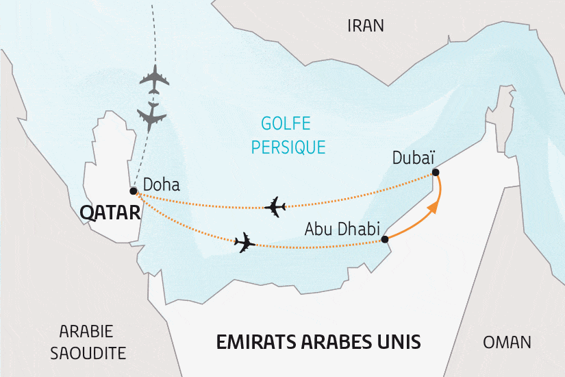 Circuit Le Qatar et les Émirats doha Qatar