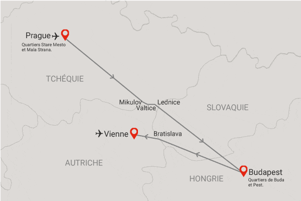 Circuit Merveilleuses Capitales d'Europe Centrale prague Republique Tcheque