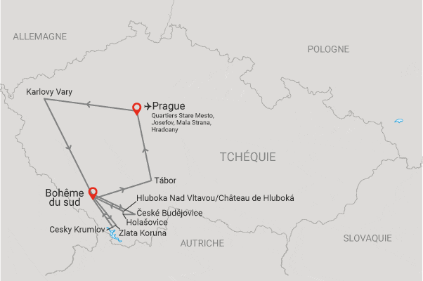 Circuit Prague et Trésors cachés de Tchéquie prague Republique Tcheque