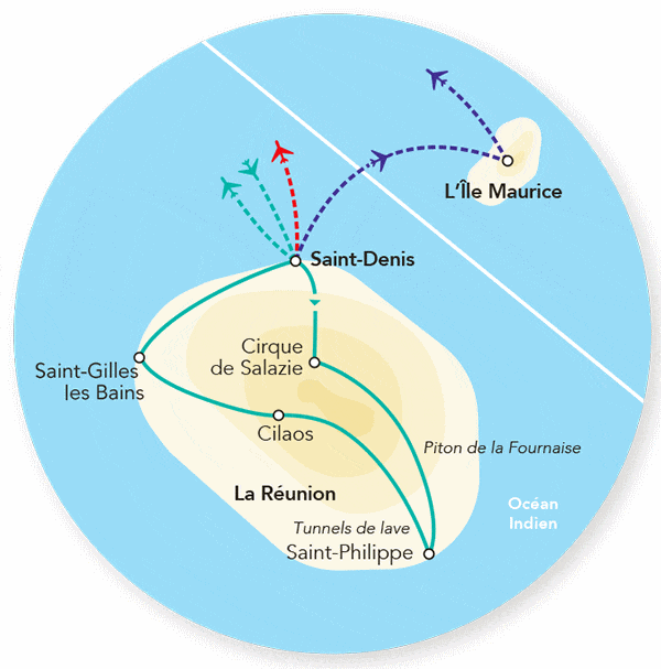 Circuit Immersion sur l'Île de la Réunion & Extension L'Île Maurice Saint_denis Reunion