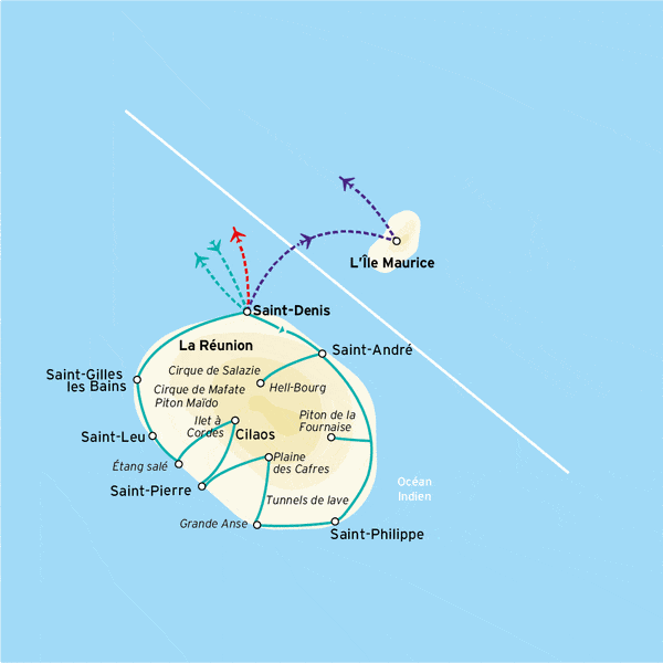Combiné circuit et hôtel Immersion sur l'ile de la Réunion et extension à l'ile Maurice - en petit groupe saint_denis Reunion