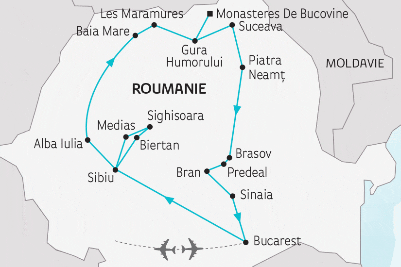 Circuit Le Grand Tour de Roumanie bucarest Roumanie